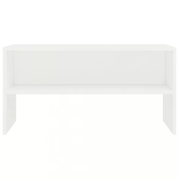 fehér szerelt fa TV-szekrény 80 x 40 x 40 cm