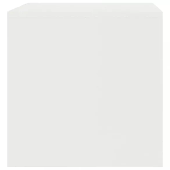 fehér szerelt fa TV-szekrény 80 x 40 x 40 cm