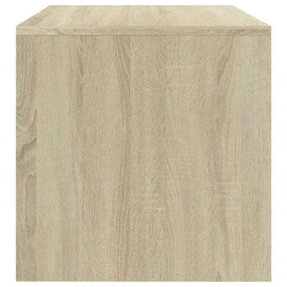 sonoma tölgy színű szerelt fa TV-szekrény 80 x 40 x 40 cm