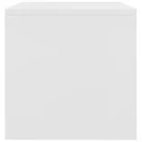 fehér szerelt fa éjjeliszekrény 40 x 30 x 30 cm
