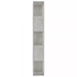 betonszürke szerelt fa könyvszekrény/térelválasztó 45x24x159 cm