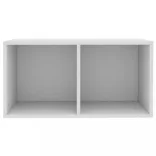 fehér szerelt fa lemeztároló doboz 71 x 34 x 36 cm