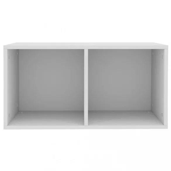 fehér szerelt fa lemeztároló doboz 71 x 34 x 36 cm
