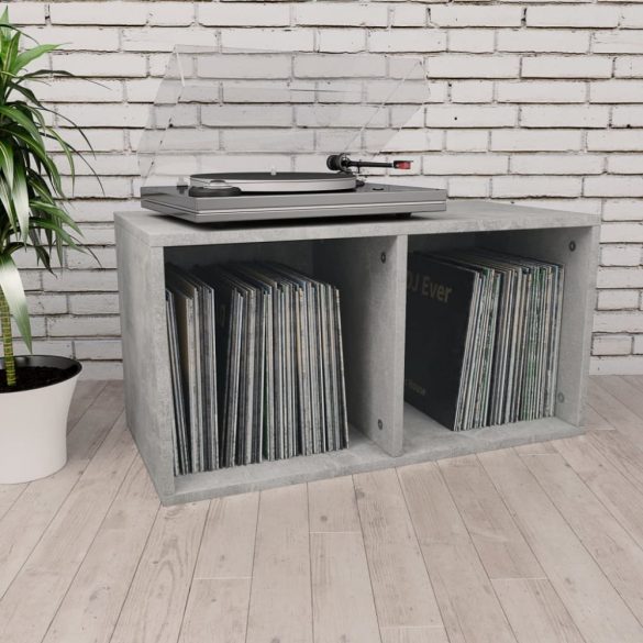 800121  Vinyl Storage Box Concrete Grey 71x34x36 cm Chipboard