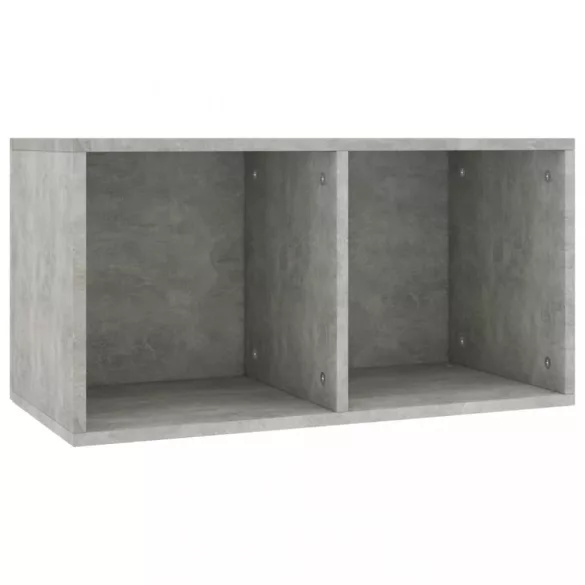 800121  Vinyl Storage Box Concrete Grey 71x34x36 cm Chipboard