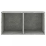 800121  Vinyl Storage Box Concrete Grey 71x34x36 cm Chipboard