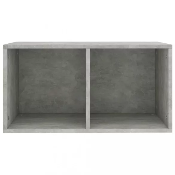 800121  Vinyl Storage Box Concrete Grey 71x34x36 cm Chipboard