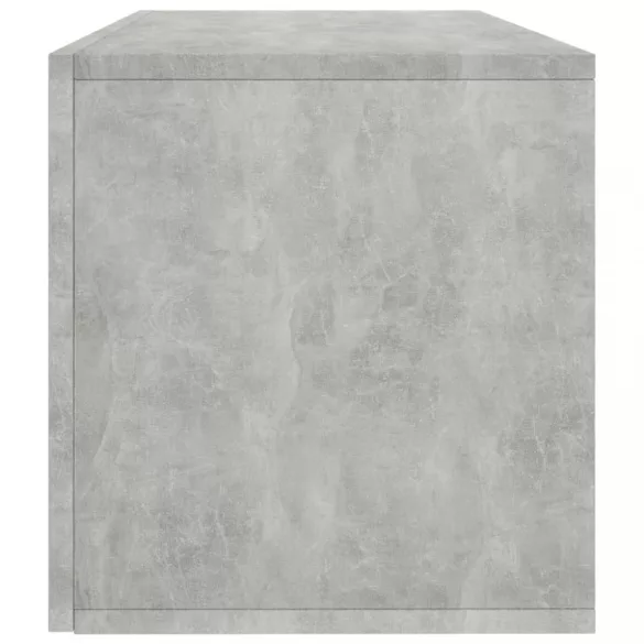 800121  Vinyl Storage Box Concrete Grey 71x34x36 cm Chipboard