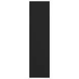 fekete forgácslap könyv-/TV-szekrény 36 x 30 x 114 cm