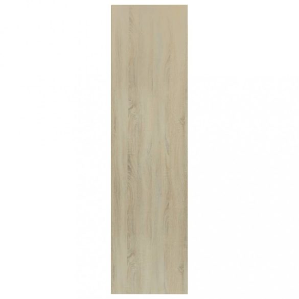 sonoma tölgy színű forgácslap könyv-/TV-szekrény 36x30x114 cm