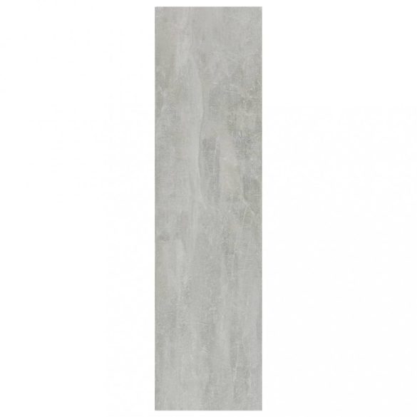 betonszürke szerelt fa könyv-/TV-szekrény 36 x 30 x 114 cm