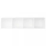 fehér szerelt fa könyv-/TV-szekrény 36 x 30 x 143 cm