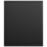 fekete szerelt fa könyv-/TV-szekrény 36 x 30 x 143 cm