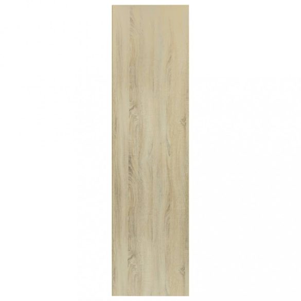 sonoma tölgy színű szerelt fa könyv-/TV-szekrény 36x30x143 cm