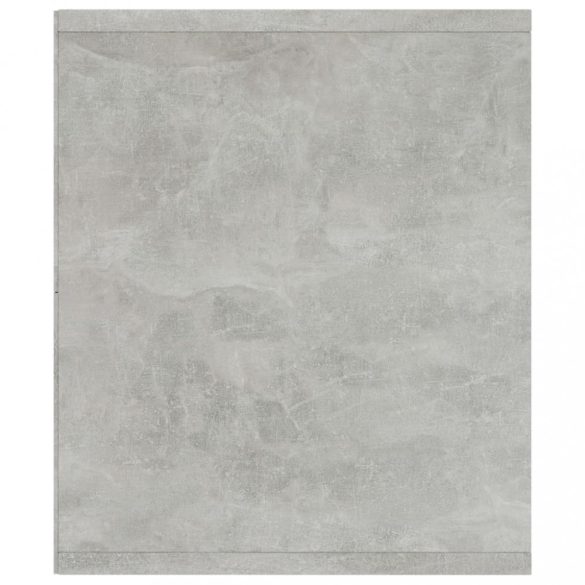 betonszürke szerelt fa könyv-/TV-szekrény 36 x 30 x 143 cm