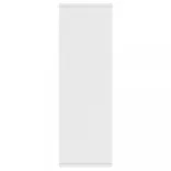 fehér szerelt fa könyv-/tálalószekrény 50 x 25 x 80 cm