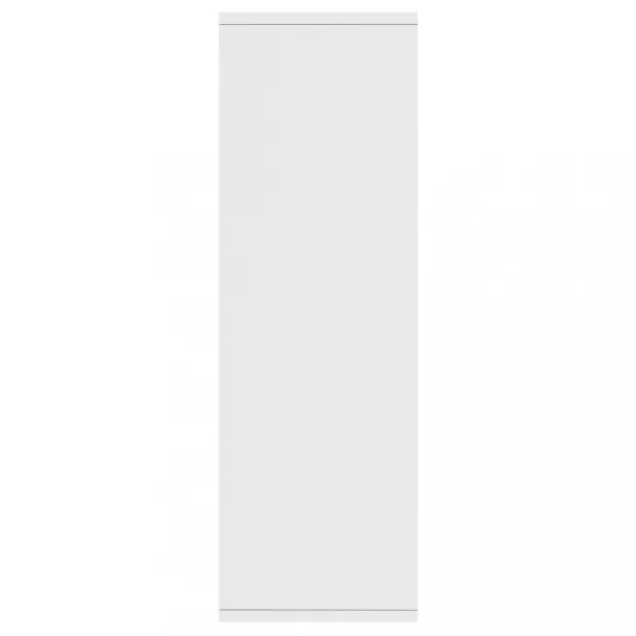 fehér szerelt fa könyv-/tálalószekrény 50 x 25 x 80 cm