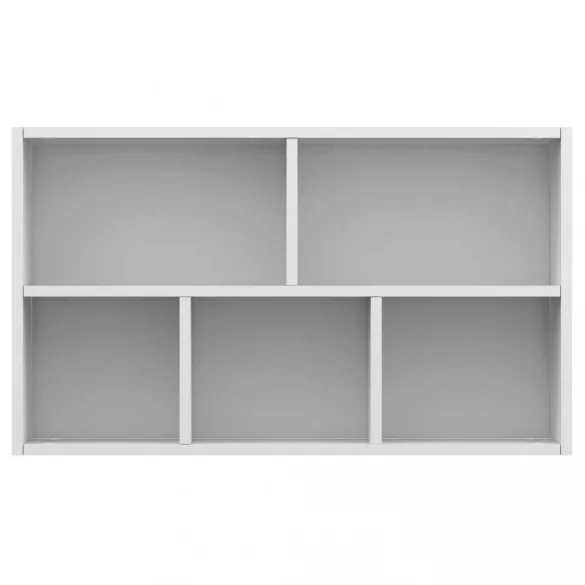 fehér szerelt fa könyv-/tálalószekrény 50 x 25 x 80 cm