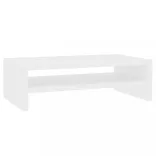 fehér szerelt fa monitorállvány 42 x 24 x 13 cm