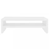 fehér szerelt fa monitorállvány 42 x 24 x 13 cm