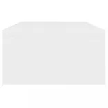 fehér szerelt fa monitorállvány 42 x 24 x 13 cm