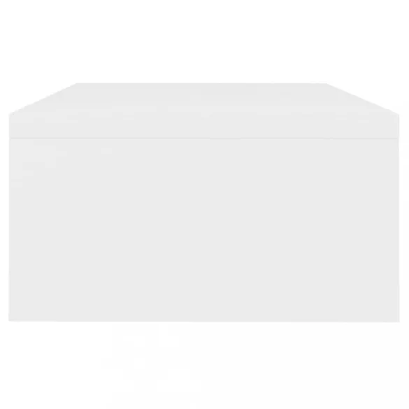 fehér szerelt fa monitorállvány 42 x 24 x 13 cm