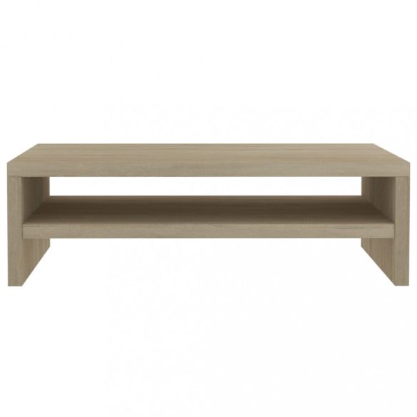 sonoma tölgy színű szerelt fa monitorállvány 42 x 24 x 13 cm