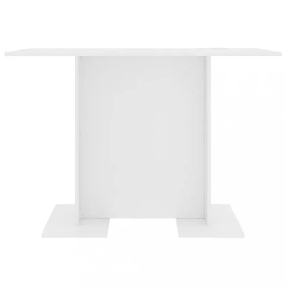 fehér szerelt fa étkezőasztal 110 x 60 x 75 cm