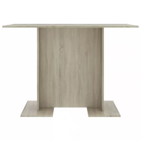 sonoma tölgy színű szerelt fa étkezőasztal 110 x 60 x 75 cm