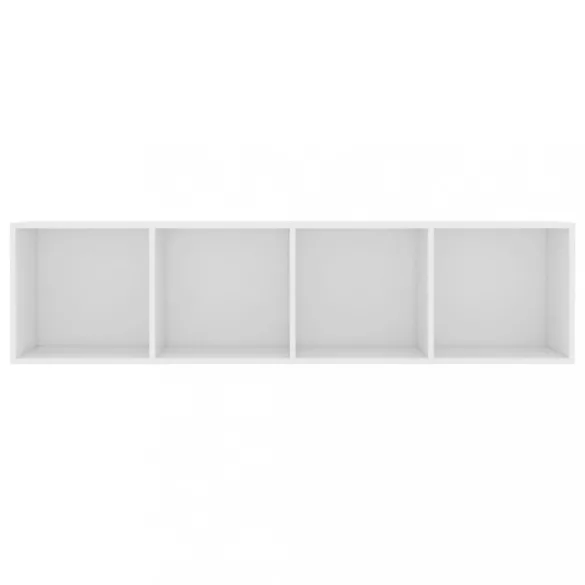 fehér könyv-/TV-szekrény 143 x 30 x 36 cm