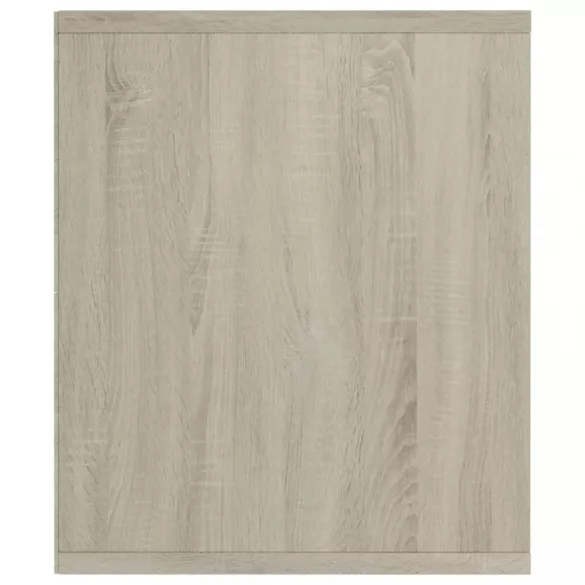 sonoma tölgy színű könyv-/TV-szekrény 143 x 30 x 36 cm