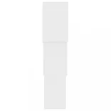 fehér kocka alakú szerelt fa fali polcok 68x15x68 cm