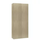 sonoma tölgy színű szerelt fa cipőszekrény 80 x 35,5 x 180 cm