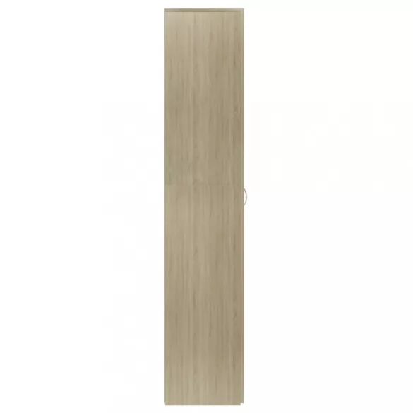 sonoma tölgy színű szerelt fa cipőszekrény 80 x 35,5 x 180 cm