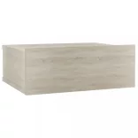 sonoma tölgy színű szerelt fa függő éjjeliszekrény 40x30x15 cm