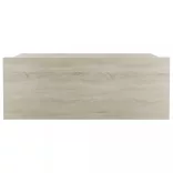 sonoma tölgy színű szerelt fa függő éjjeliszekrény 40x30x15 cm