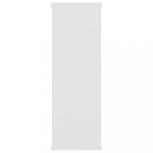 fehér szerelt fa fali polc 104 x 20 x 58,5 cm