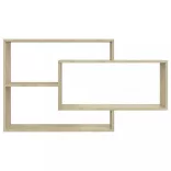 sonoma tölgy szerelt fa fali polc 104 x 20 x 58,5 cm