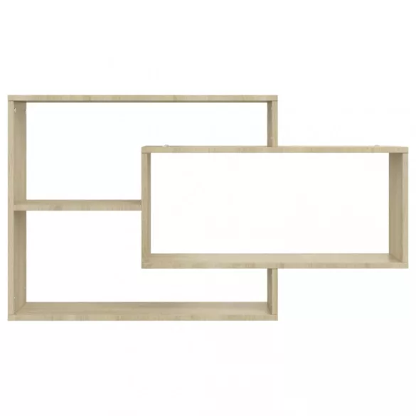 sonoma tölgy szerelt fa fali polc 104 x 20 x 58,5 cm