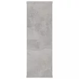 betonszürke szerelt fa fali polc 104 x 20 x 58,5 cm