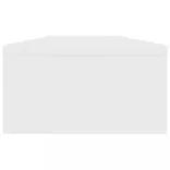 fehér szerelt fa monitorállvány 100 x 24 x 13 cm