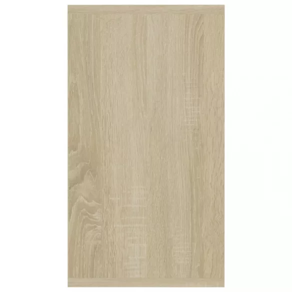 sonoma tölgy szerelt fa könyv-/tálalószekrény 66x30x98 cm