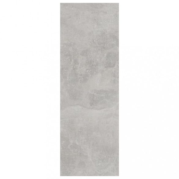 betonszürke szerelt fa könyv-/tálalószekrény 66x30x98 cm