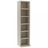 sonoma tölgy színű szerelt fa CD-szekrény 21 x 20 x 88 cm