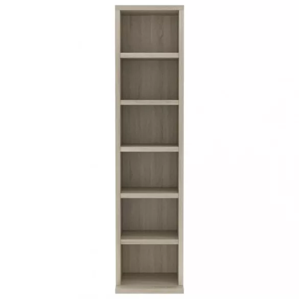 sonoma tölgy színű szerelt fa CD-szekrény 21 x 20 x 88 cm