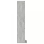betonszürke szerelt fa CD-szekrény 21 x 20 x 88 cm