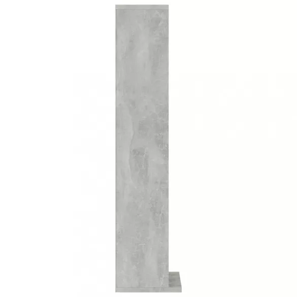 betonszürke szerelt fa CD-szekrény 21 x 20 x 88 cm