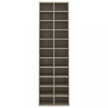 sonoma tölgy színű szerelt fa cipősszekrény 54 x 34 x 183 cm