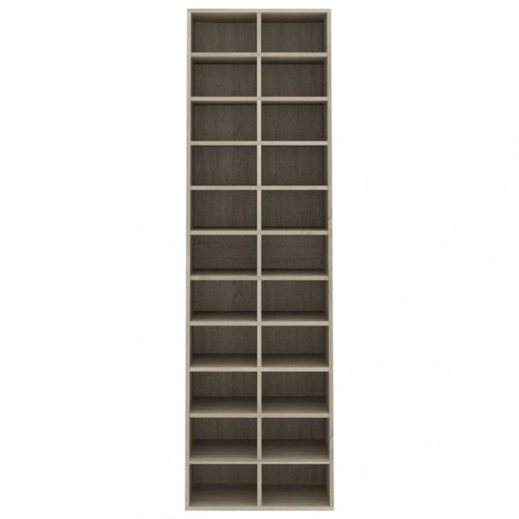 sonoma tölgy színű szerelt fa cipősszekrény 54 x 34 x 183 cm