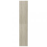 sonoma tölgy színű szerelt fa cipősszekrény 54 x 34 x 183 cm